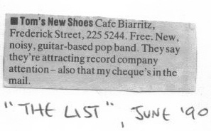 Tom's New Shoes - Press Clipping 2